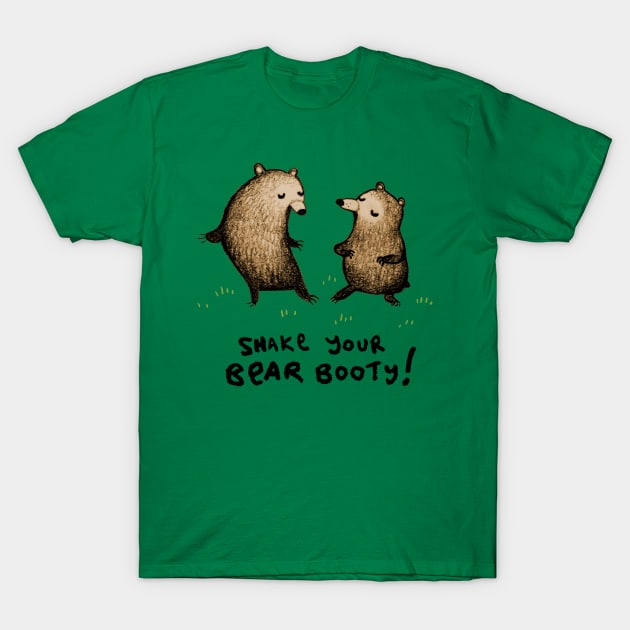 Bear Booty Dance T-Shirt by Sophie Corrigan